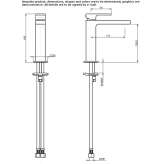 Single-lever washbasin tap without stopper Kanepi