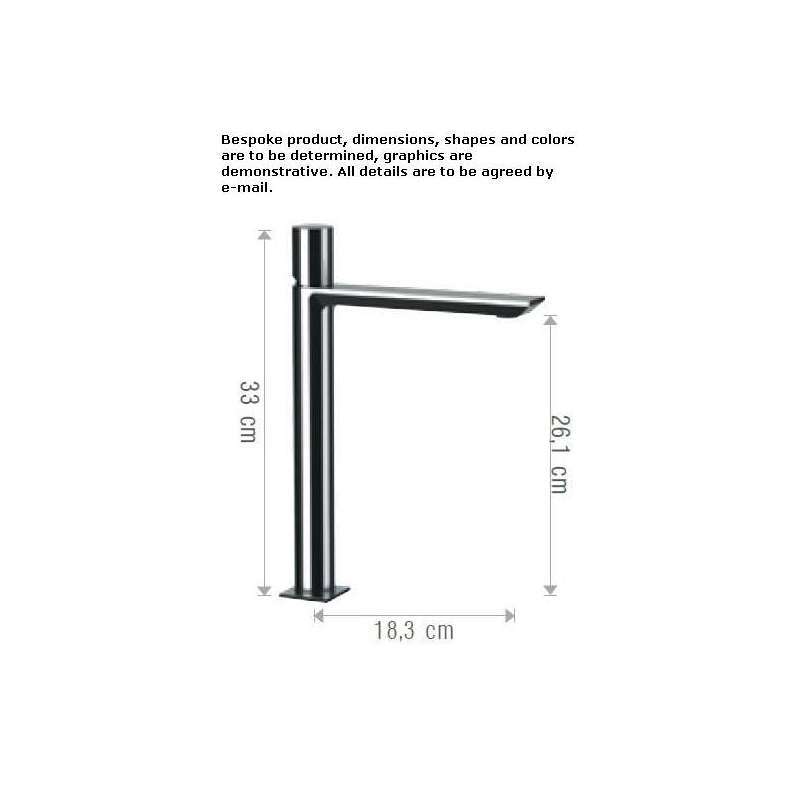 Single-lever countertop washbasin tap Dealu