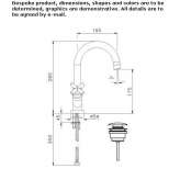 Countertop washbasin tap with aerator Merkel