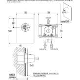 Concealed, brass shower faucet with one handle Stropkov