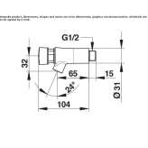 Single, self-closing washbasin tap Arnstein