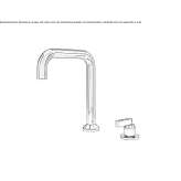 2-hole brass countertop washbasin faucet Brainerd