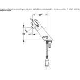 Mixing tap mounted on the countertop Soacha