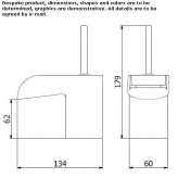 Countertop washbasin tap Comabbio