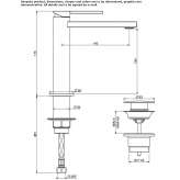 Single-lever countertop washbasin tap Moimacco