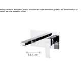 Single-lever wall-mounted washbasin faucet Lemgo