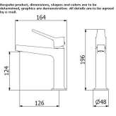 Countertop washbasin tap Wallaroo