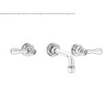 3-hole wall-mounted washbasin tap Oulins