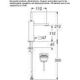 1-hole countertop washbasin tap Kumlinge