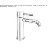 Single-lever countertop washbasin tap Passons