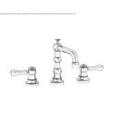 3-hole countertop washbasin tap Oulins