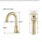 1-Hole Brass Infrared Basin Faucet Pamel