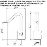 Single-lever countertop washbasin tap Buyukkoy