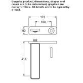 Single-lever wall-mounted washbasin faucet Vernonia