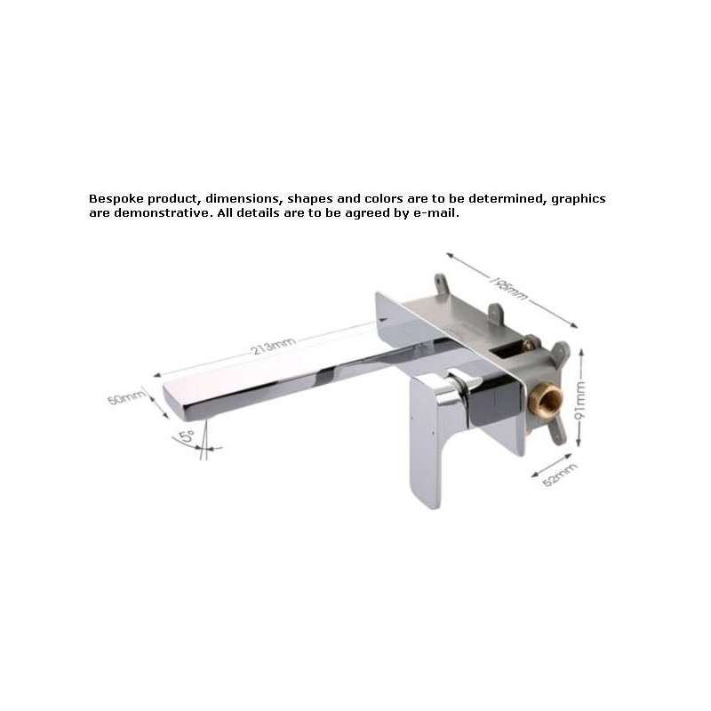 2-hole wall-mounted washbasin tap Varnell 2-hole wall-mounted washbasin tap Varnell