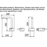 3-hole countertop washbasin tap Buyukkoy