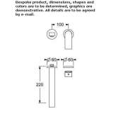 Wall-mounted washbasin tap Albias