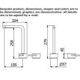 3-hole countertop washbasin tap Buyukkoy