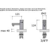 1-hole stainless steel basin tap Barkaroe