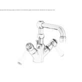 1-hole countertop washbasin tap Tepehan