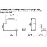 3-hole countertop washbasin tap Dobre