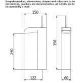 Countertop washbasin tap Comabbio