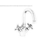 1-hole countertop washbasin tap Shilla