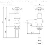 2-hole countertop washbasin tap Wickwar