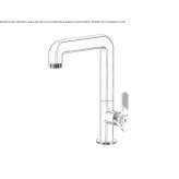 Countertop washbasin tap Rognes