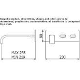 3-hole wall-mounted washbasin tap Dobre