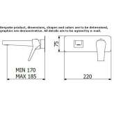 Wall-mounted washbasin tap Wallaroo