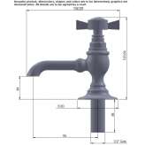 1-hole washbasin tap Maxton