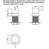 Washbasin tap in chrome-plated brass Elshout