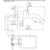 Wall mounted infrared electronic faucet for public toilet Meschede