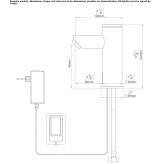 Infrared electronic faucet for public toilet Chanonat