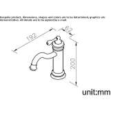 1-hole, brass countertop washbasin faucet Portets