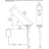 Infrared electronic faucet for public toilet Rrape