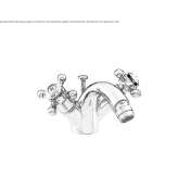 Countertop 1-hole bidet faucet with swivel spout Shilla