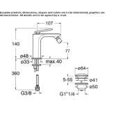 Countertop bidet tap with swivel spout Imatra