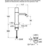 Single-lever bidet faucet with swivel spout Valseca