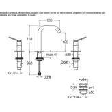 Bidet faucet with individual rosettes Itatuba