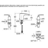 Countertop bidet faucet Mocoa