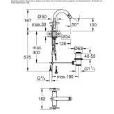 Countertop bidet tap with individual rosettes Vryses