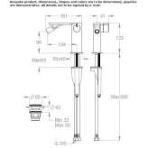 Countertop stainless steel bidet faucet with swivel spout Fountain