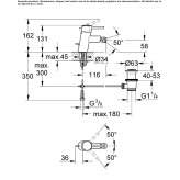 Countertop single-lever bidet faucet with swivel spout Budingen