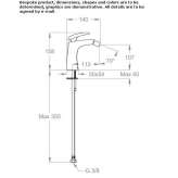 Countertop bidet tap with swivel spout Bayside