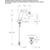 Countertop bidet tap with swivel spout Jasionow