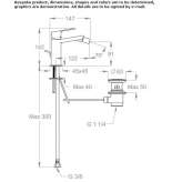 Countertop bidet tap with swivel spout Rusko