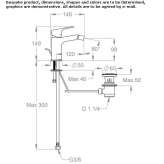 Countertop bidet tap with swivel spout Hurezani