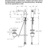 Countertop bidet faucet with one handle Nyrsko